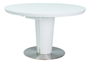 Széthúzható étkezőasztal 120-160 cm Oris (fehér) (4 6 fő részére)
