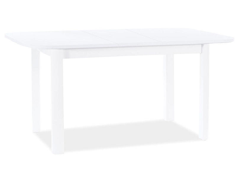 Széthúzható étkezőasztal 105-140 cm Daniel (matt fehér + matt fehér) (4 6 fő részére)