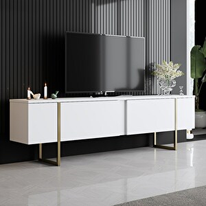 TV asztal/szekrény Luxi (fehér)