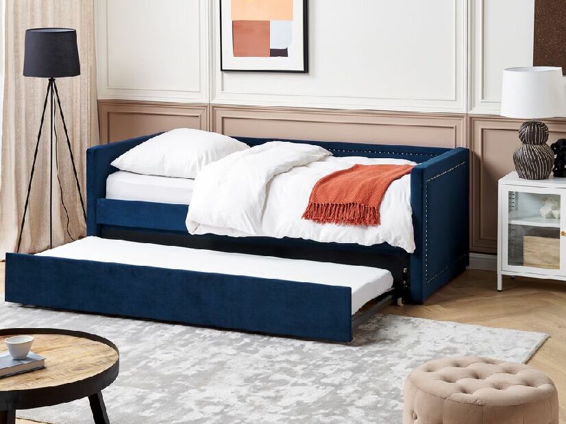 Egyszemélyes ágy 200 x 90 cm Toki (rózsaszín) (ágyráccsal)