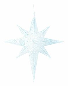 Kültéri csillag alakú dekoráció Osmza (fehér)