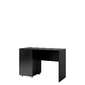 Íróasztal Brenali BR08 (fekete + fényes fekete)