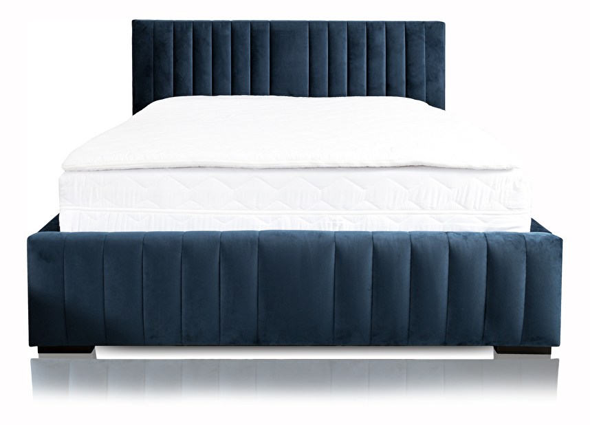 Kárpitozott ágy 140x200 cm Vega (kék)