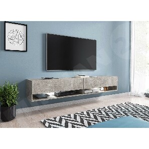 TV asztal/szekrény Mirjan Aldesia 180 (smart beton) (világítás nélkül)