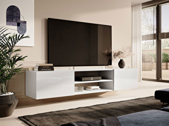 TV szekrény/asztal    200 K Mirjan Kora (fehér + fényes fehér)