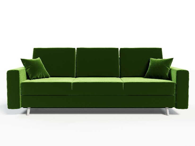 Szétnyitható kanapé Kineton (zöld)