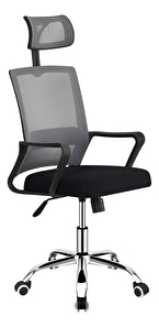 Irodai szék Dekan (világosszürke + fekete) *kiárusítás