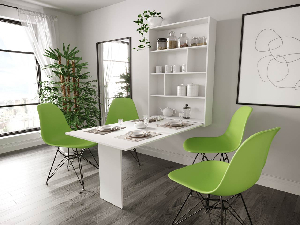 Modern fali asztal Mirjan Elvana (fehér)