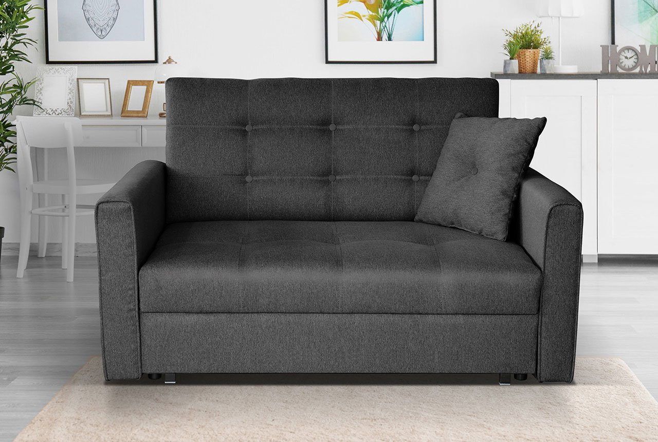 Széthúzható kanapé Clivia Lux II (szürke) *kiárusítás