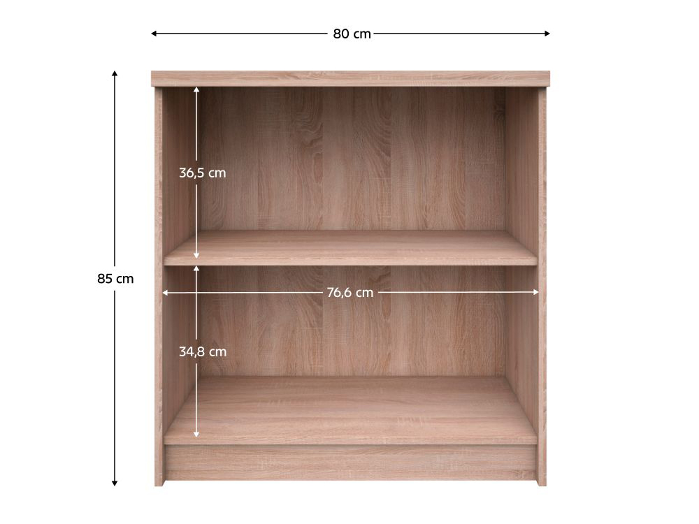 Regál Topta Typ 28 80 (szonoma tölgy)